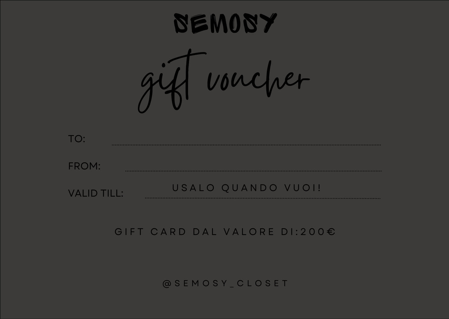 GIFT CARD